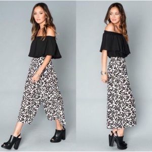 SHOW ME YOUR MUMU trendy Gracias Gaucho Pants -Leopard